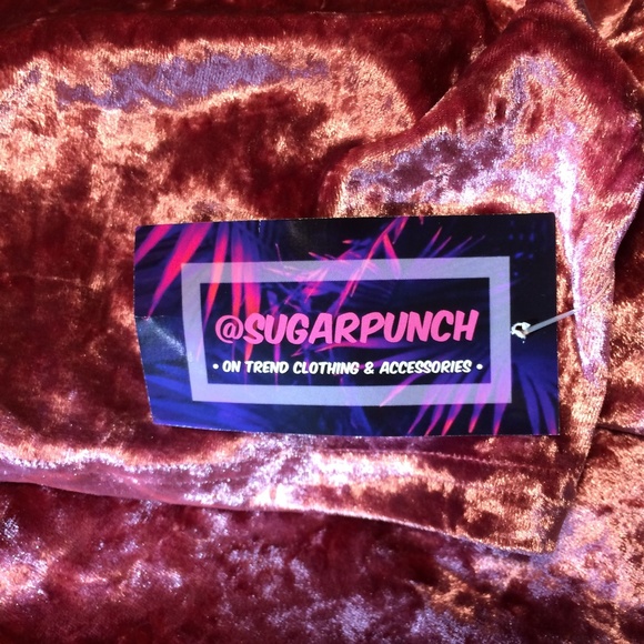 Pink Velvet Top - Picture 4 of 4